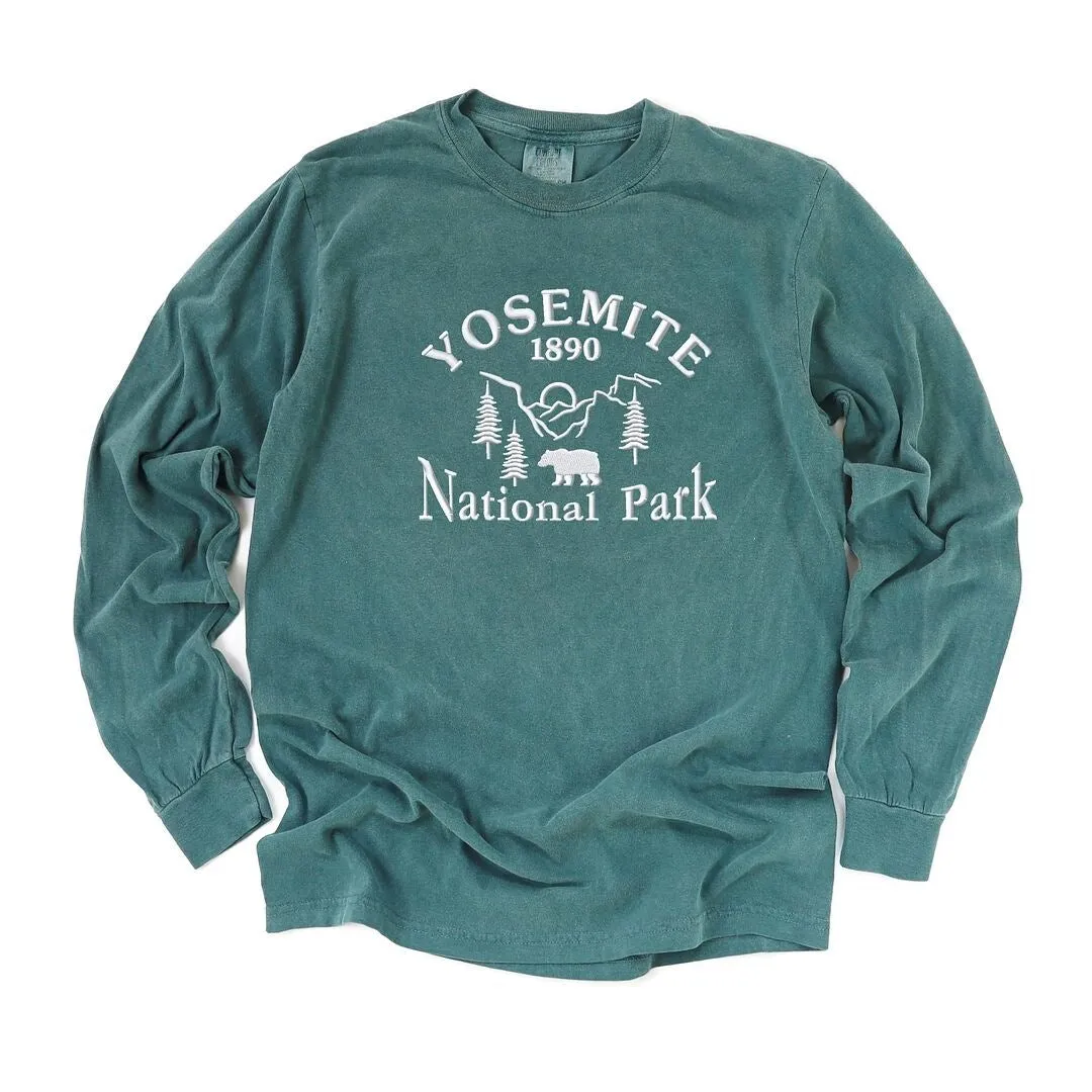 Embroidered Yosemite National Park Garment Dyed Long Sleeve sold by Zulily product image thumbnail 2