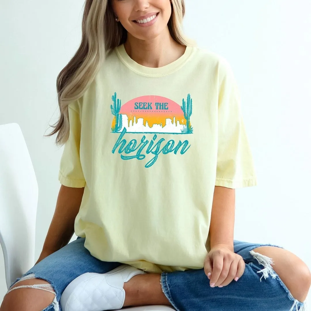 Seek The Horizon Garment Dyed Tee sold by Zulily product image thumbnail 3