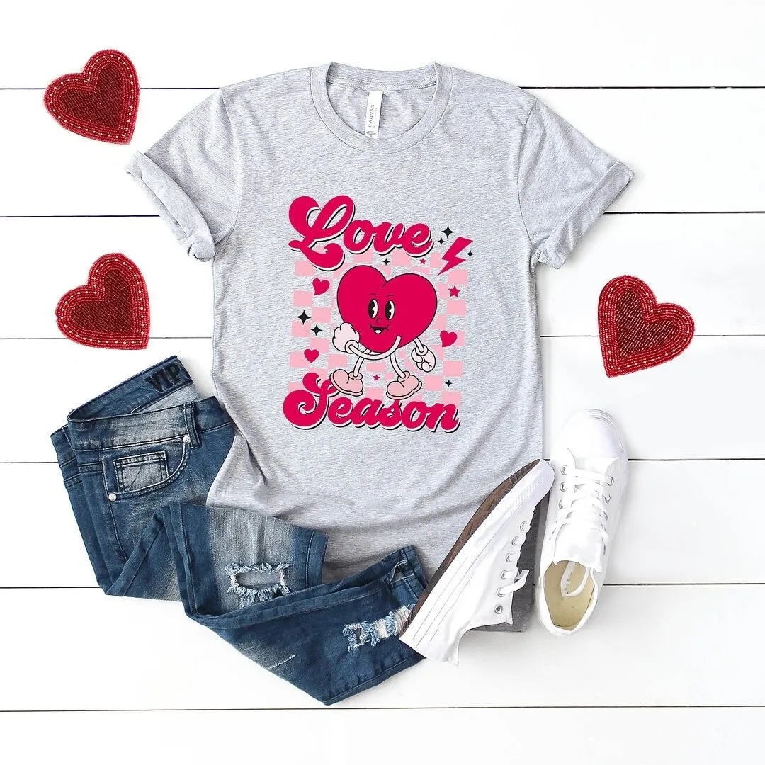 Love Season Heart Short Sleeve Crewnneck Tee sold by Zulily