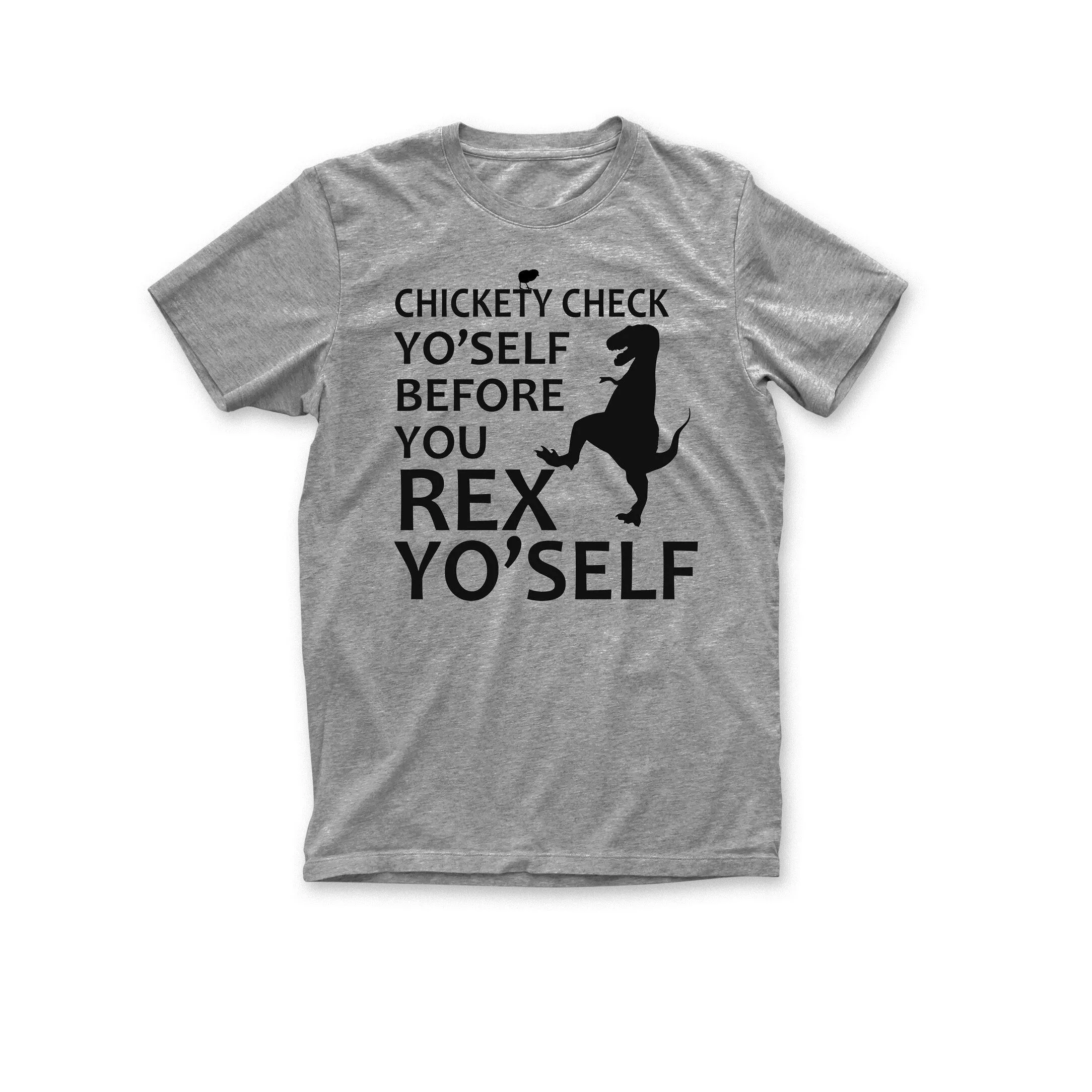 Chickety Check Yo'Self (T-Rex) tee sold by Zulily