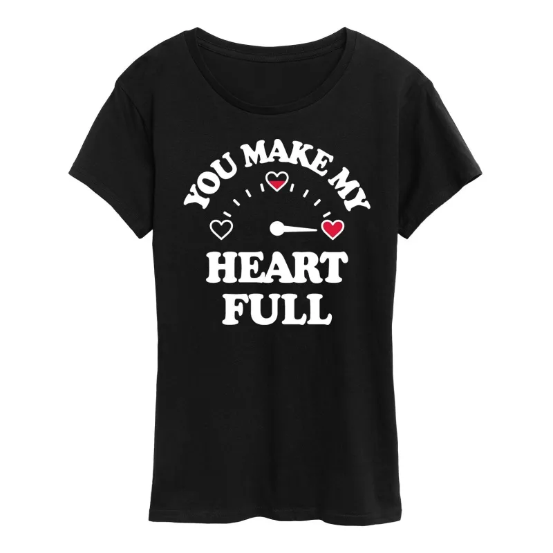 Women's You Make My Heart Full Short Sleeve Tee sold by Zulily