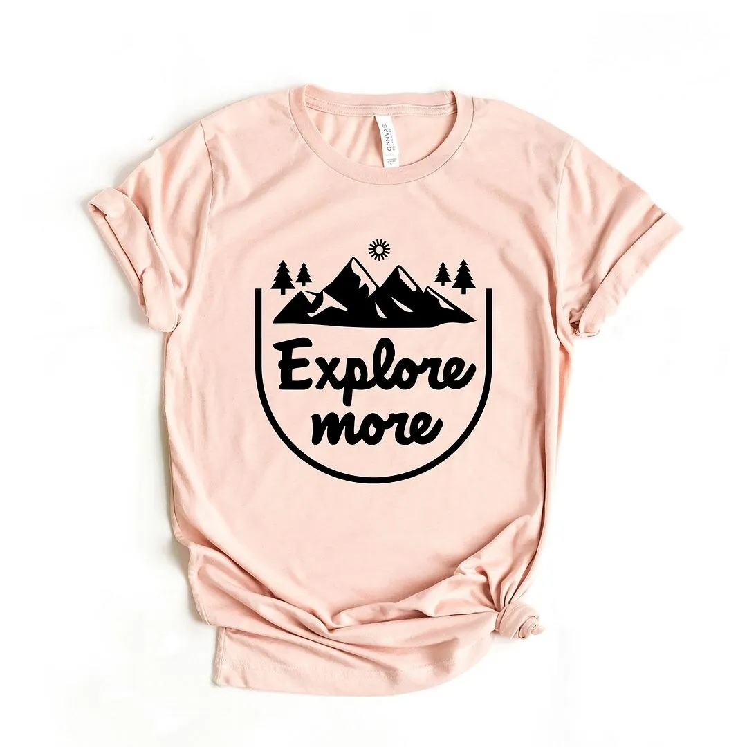 Explore More Mountain Short Sleeve Crewnneck Tee sold by Zulily product image thumbnail 2