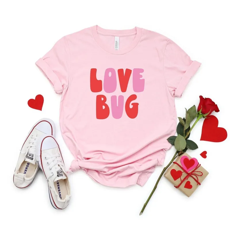 Love Bug Bold Short Sleeve Crewnneck Tee sold by Zulily