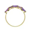 YS Gems Gold Plated Over Silver Purple Amethyst Etenity Band Ring sold by Zulily