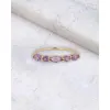 YS Gems Gold Plated Over Silver Purple Amethyst Etenity Band Ring sold by Zulily