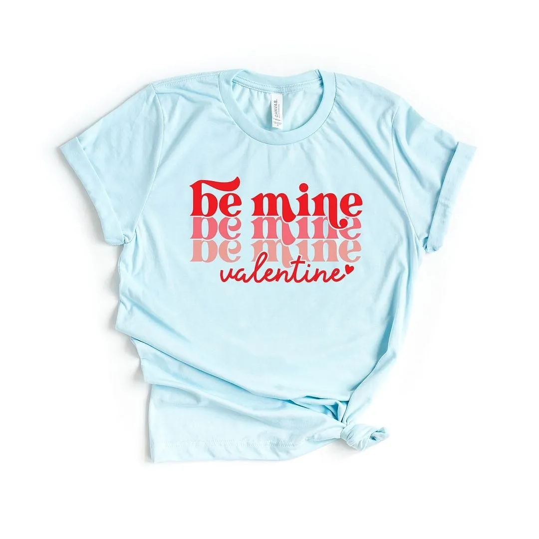 Be Mine Valentine Stacked Short Sleeve Crewnneck Tee sold by Zulily product image thumbnail 2