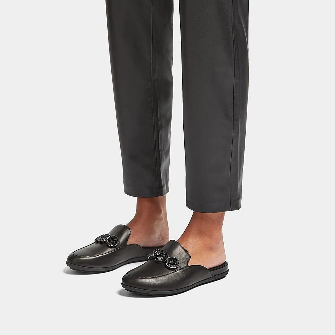 GRACIE Bead-Circle Leather Mules sold by Zulily product image thumbnail 2