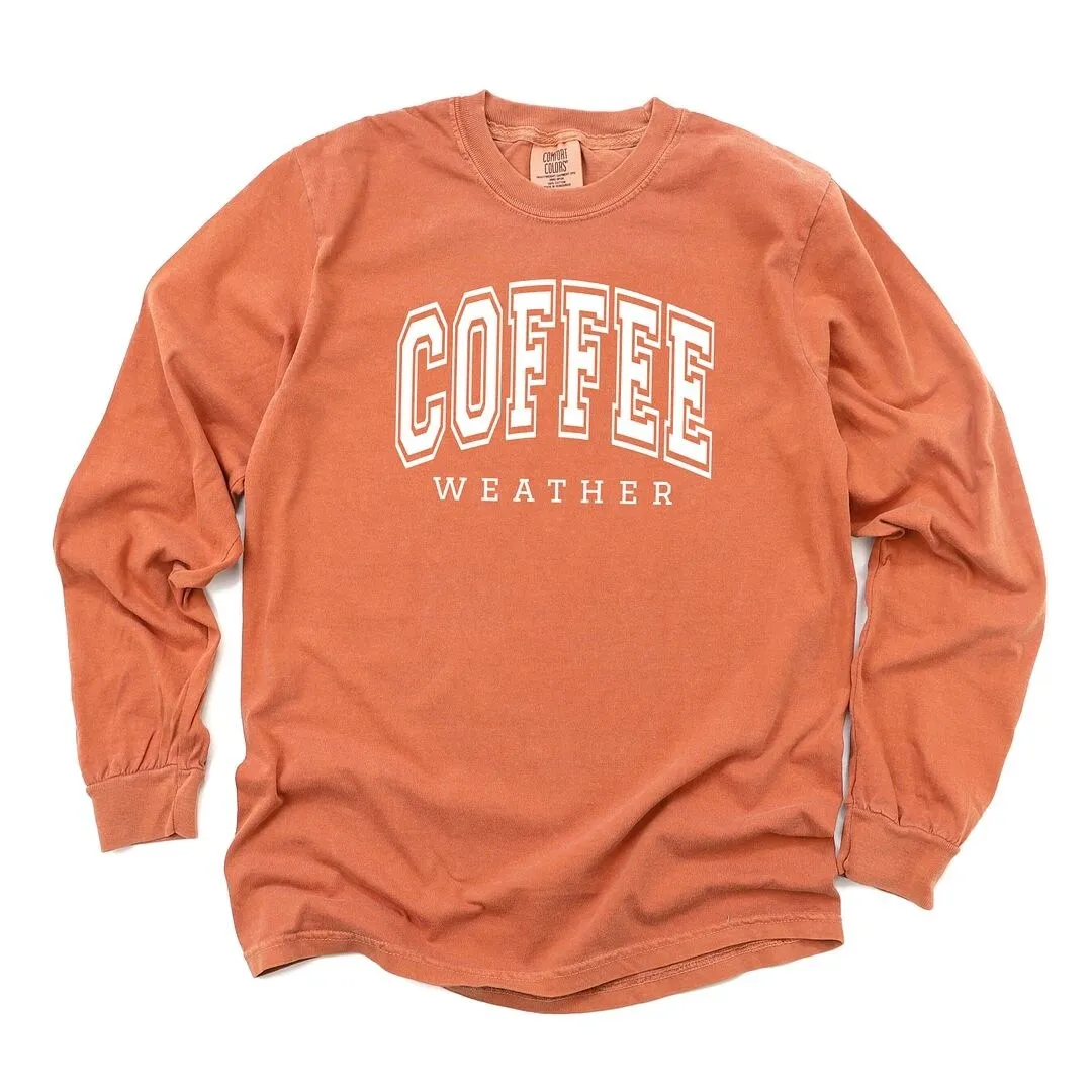 Coffee Weather Garment Dyed Long Sleeve sold by Zulily product image thumbnail 2