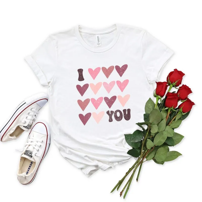 I Heart You Distressed Short Sleeve Crewnneck Tee sold by Zulily
