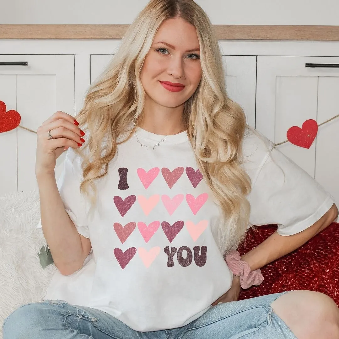 I Heart You Distressed Short Sleeve Crewnneck Tee sold by Zulily product image thumbnail 3