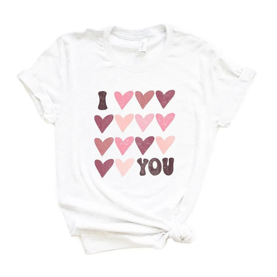I Heart You Distressed Short Sleeve Crewnneck Tee sold by Zulily product image thumbnail 2