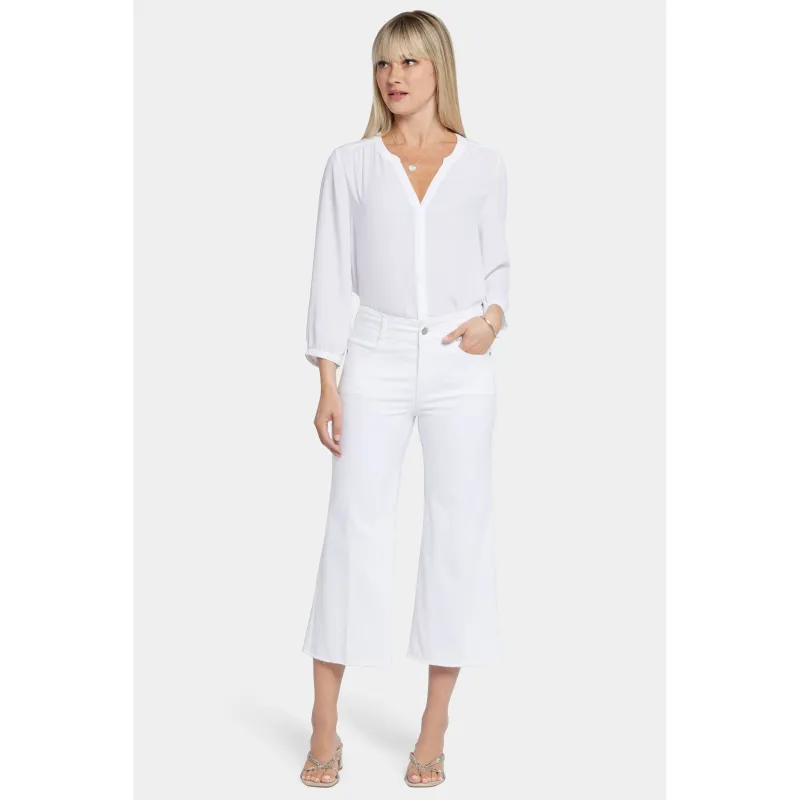 Ladies-Highrise Brigitte Wide Leg Capri sold by Zulily