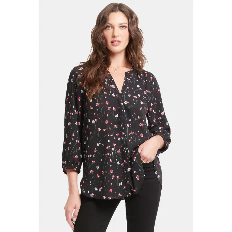 Ladies-Pintuck Blouse sold by Zulily