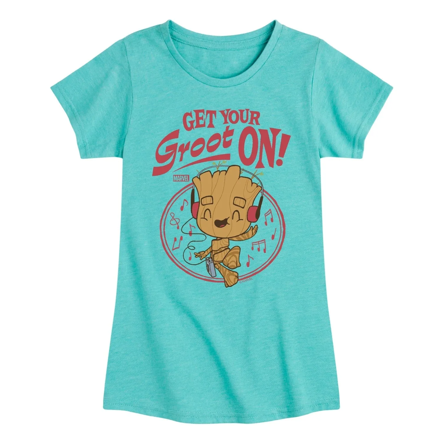 Girls Guardians of The Galaxy Get Your Groot On Short Sleeve Tee sold by Zulily