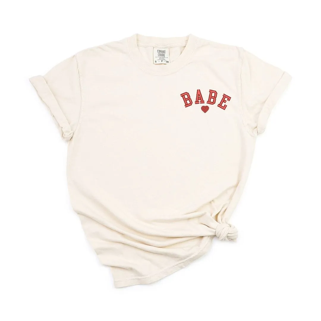 Embroidered Babe Heart Garment Dyed Tee sold by Zulily product image thumbnail 2