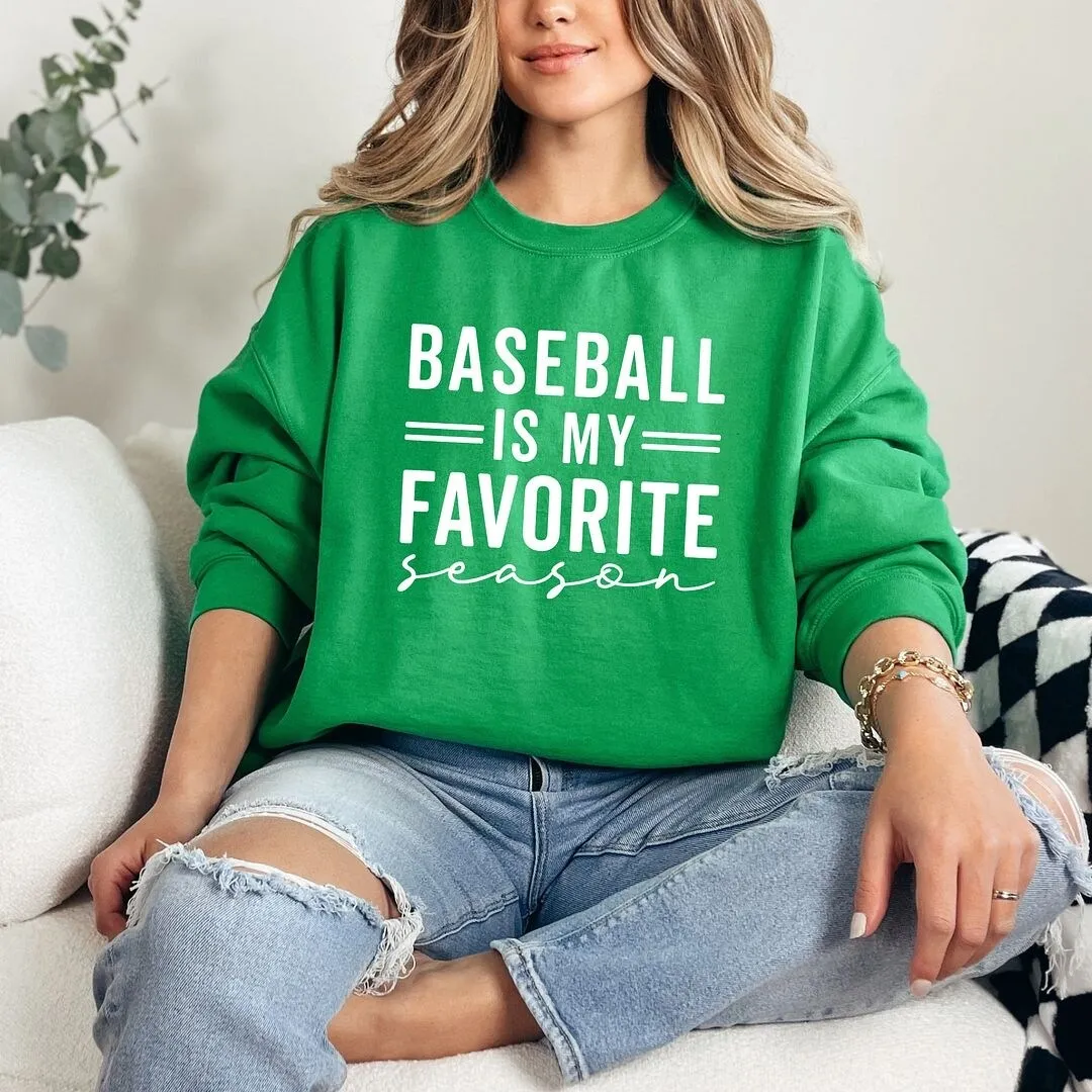 Baseball Is My Favorite Season Graphic Sweatshirt sold by Zulily product image thumbnail 3