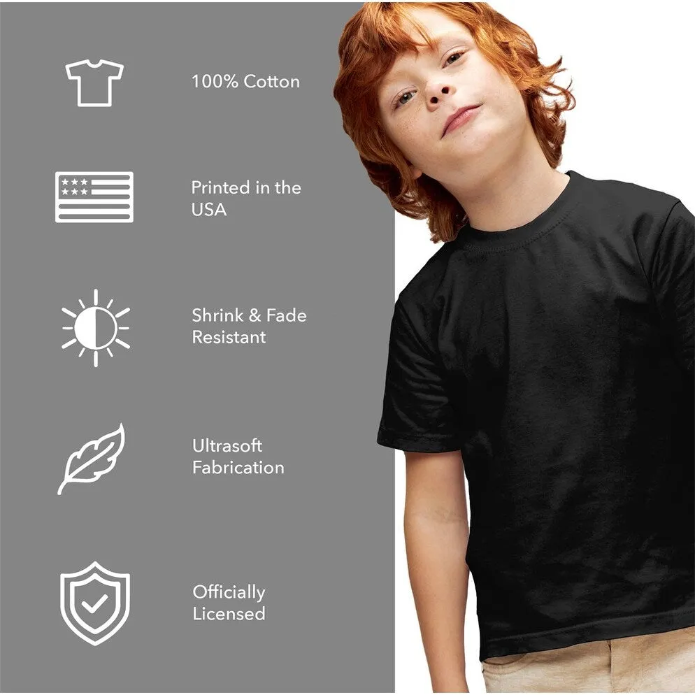 Teenage Mutant Ninja Turtles Pizza Is My Valentine Youth T Shirt, Black sold by Zulily product image thumbnail 4