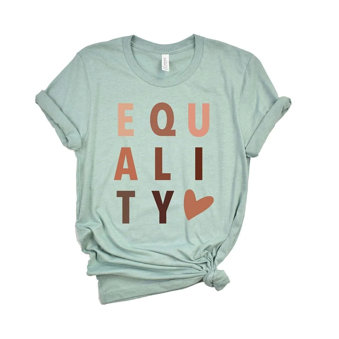 Equality Heart Short Sleeve Crewnneck Tee sold by Zulily product image thumbnail 2