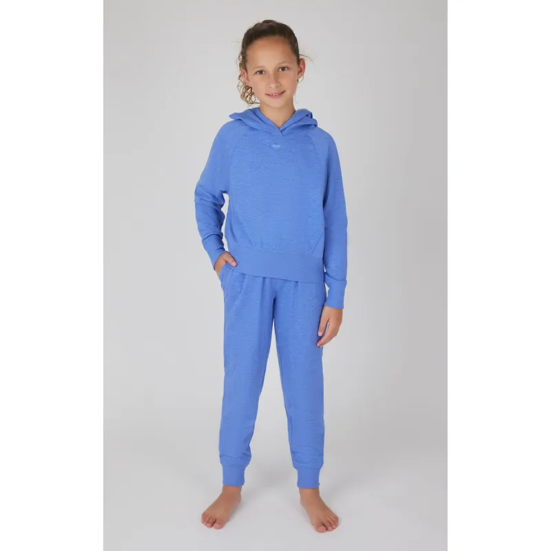 Yogalicious Girls Bruhed Terry Nonstop Hoodie and Jogger Set sold by Zulily