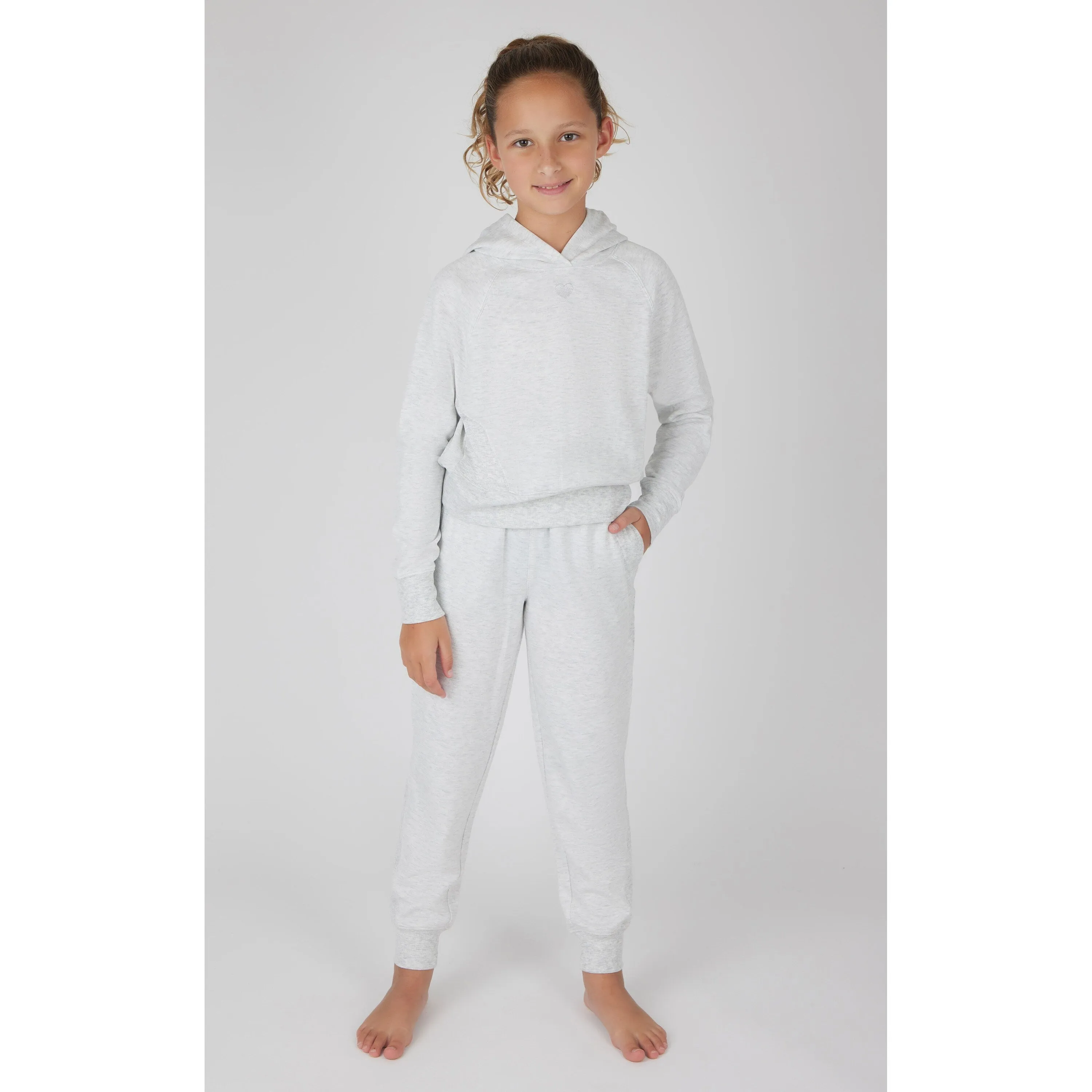 Yogalicious Girls Bruhed Terry Nonstop Hoodie and Jogger Set sold by Zulily product image thumbnail 4