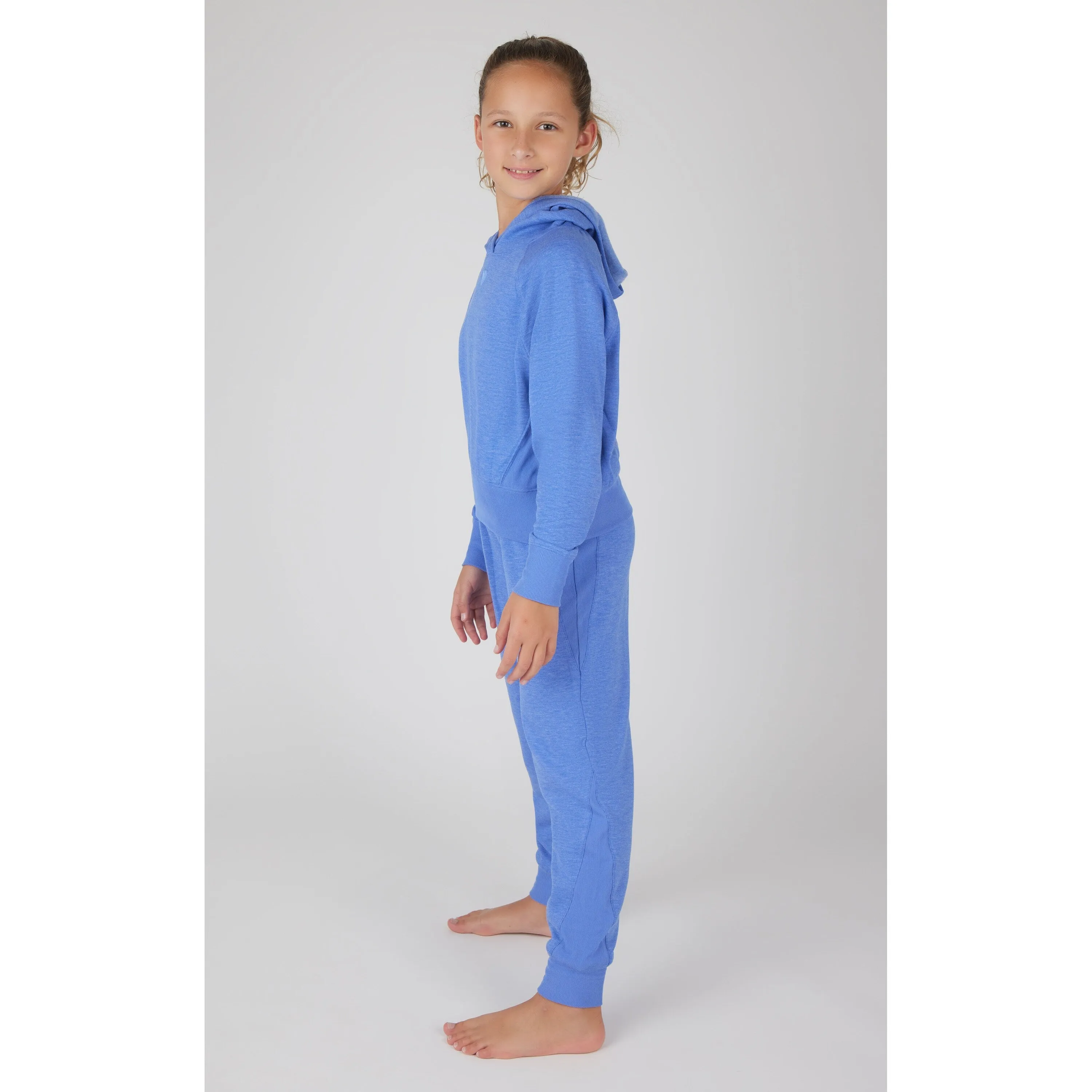 Yogalicious Girls Bruhed Terry Nonstop Hoodie and Jogger Set sold by Zulily product image thumbnail 2