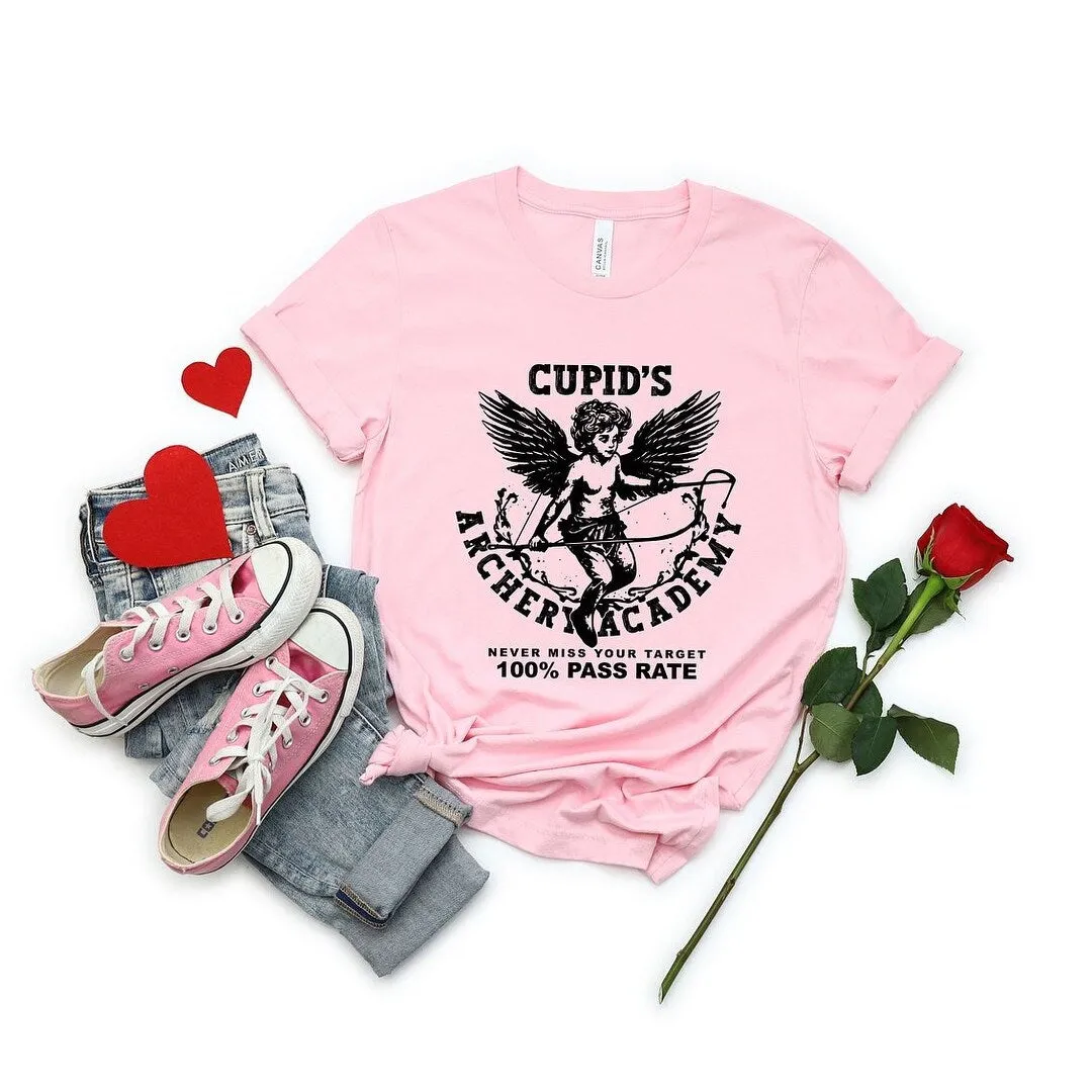 Cupid's Archery Academy Short Sleeve Crewnneck Tee sold by Zulily