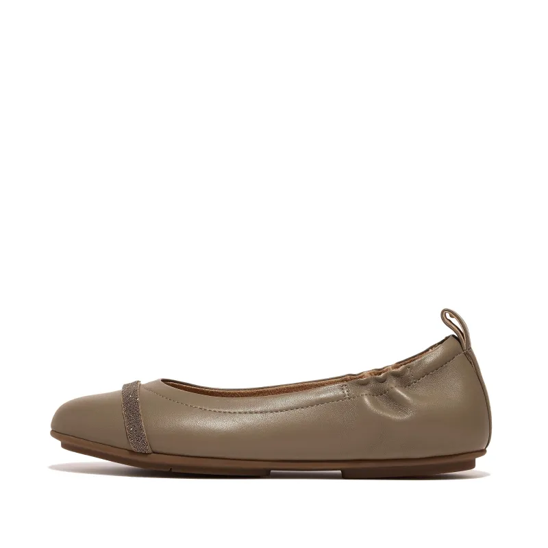 ALLEGRO Opul-Trim Leather Ballet Flats sold by Zulily