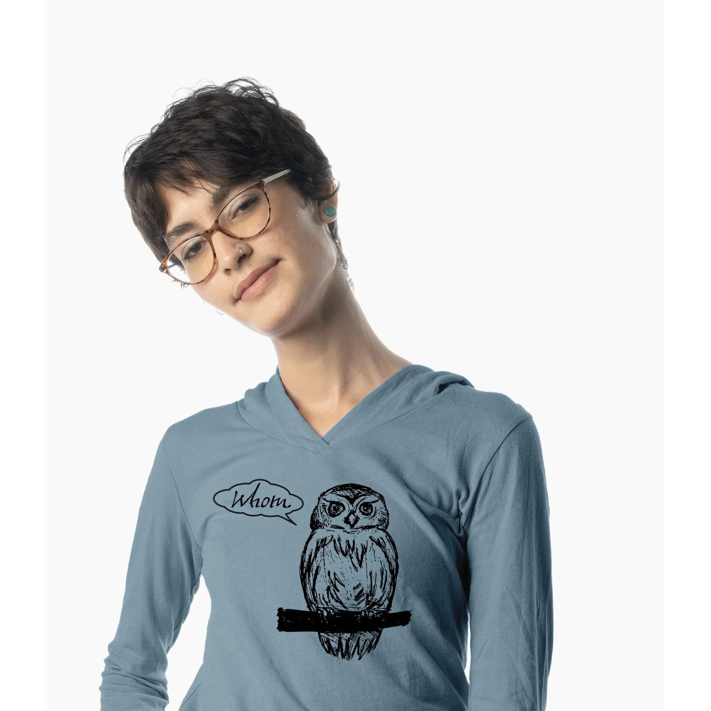 Whom Women's Long-Sleeve Hooded Tee sold by Zulily product image thumbnail 2