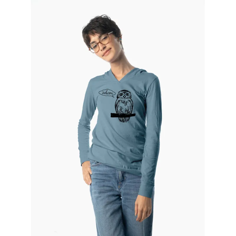 Whom Women's Long-Sleeve Hooded Tee sold by Zulily