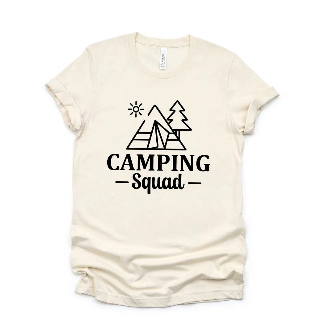 Camping Squad Tent Short Sleeve Crewnneck Tee sold by Zulily product image thumbnail 2