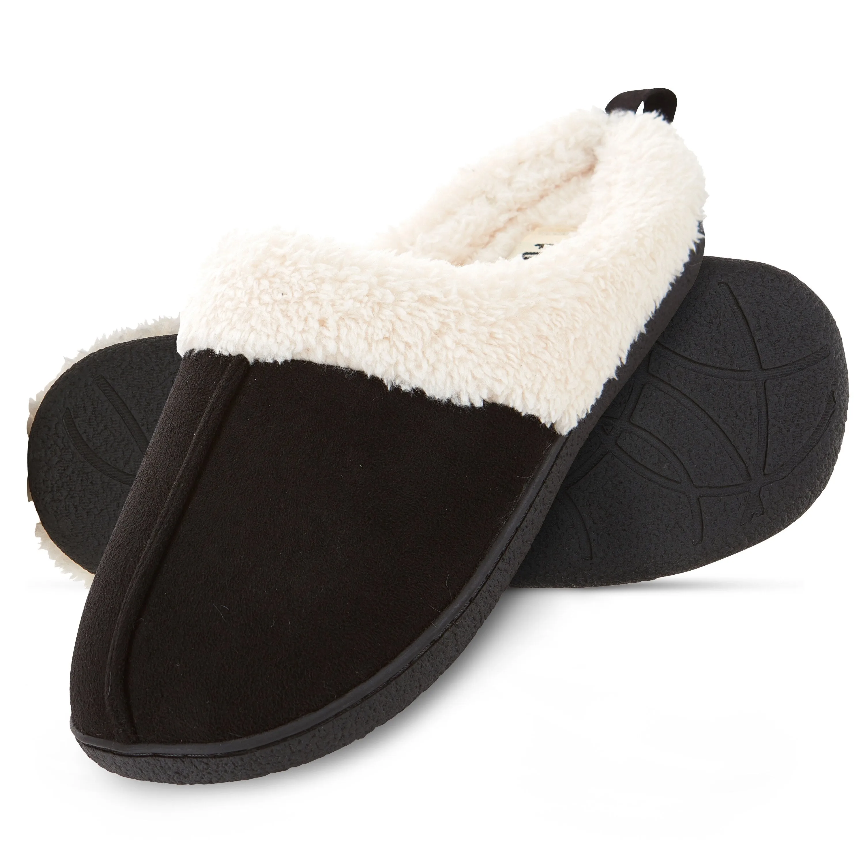 Floopi Women's Olivia Faux Suede Clog Slippers sold by Zulily
