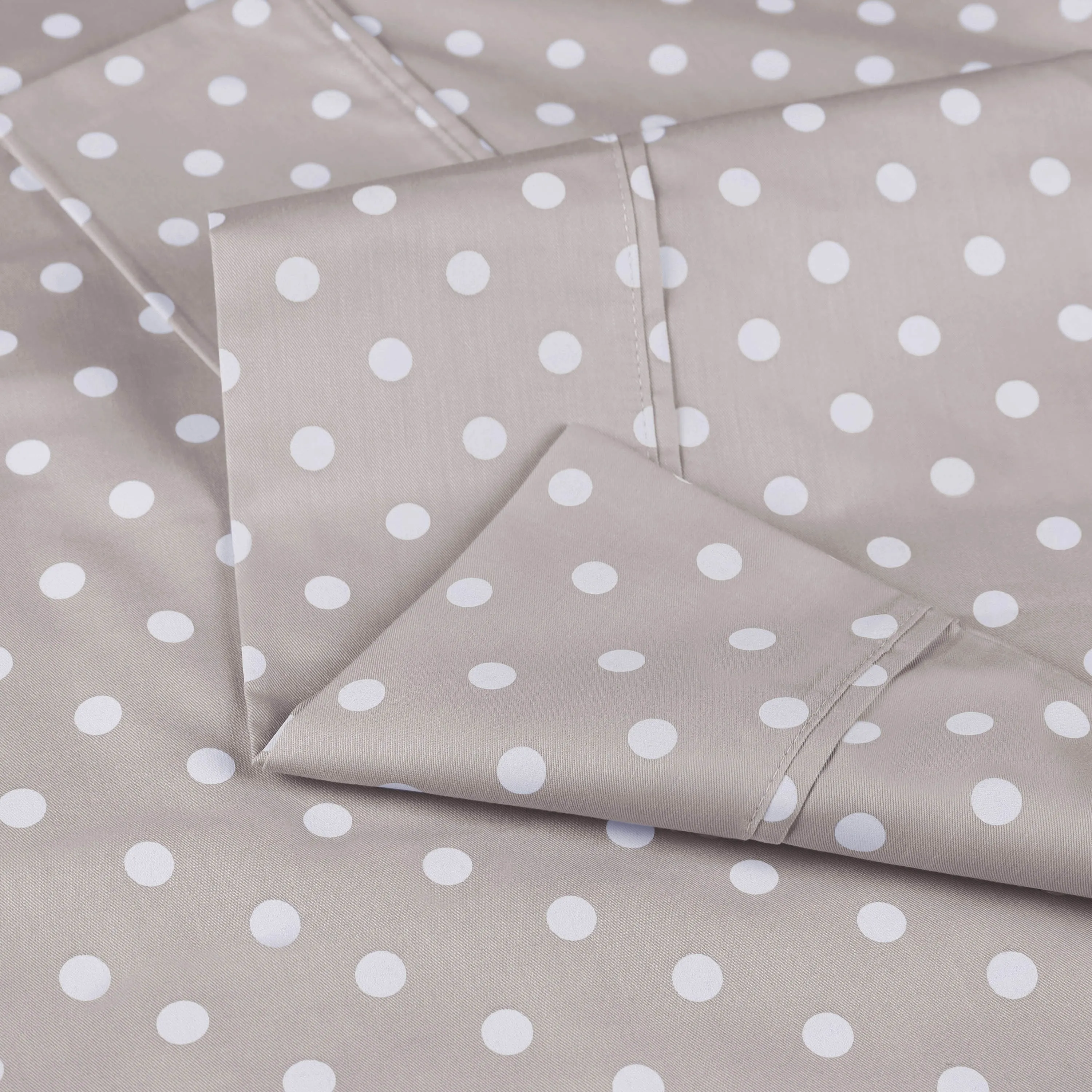 Superior Thread Count 600TC Cotton Blend Polka Dot Bed Sheet Set sold by Zulily product image thumbnail 4