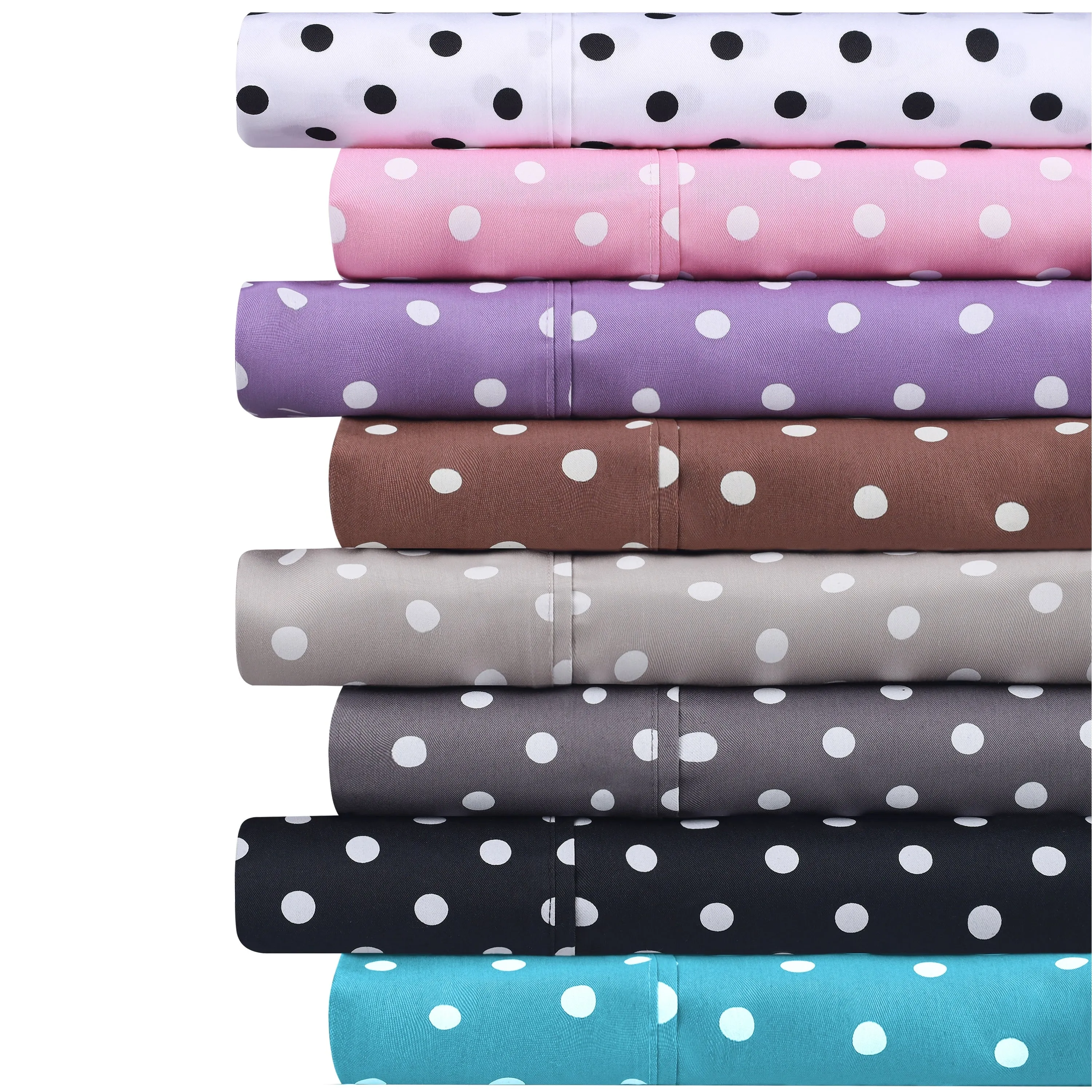 Superior Thread Count 600TC Cotton Blend Polka Dot Bed Sheet Set sold by Zulily