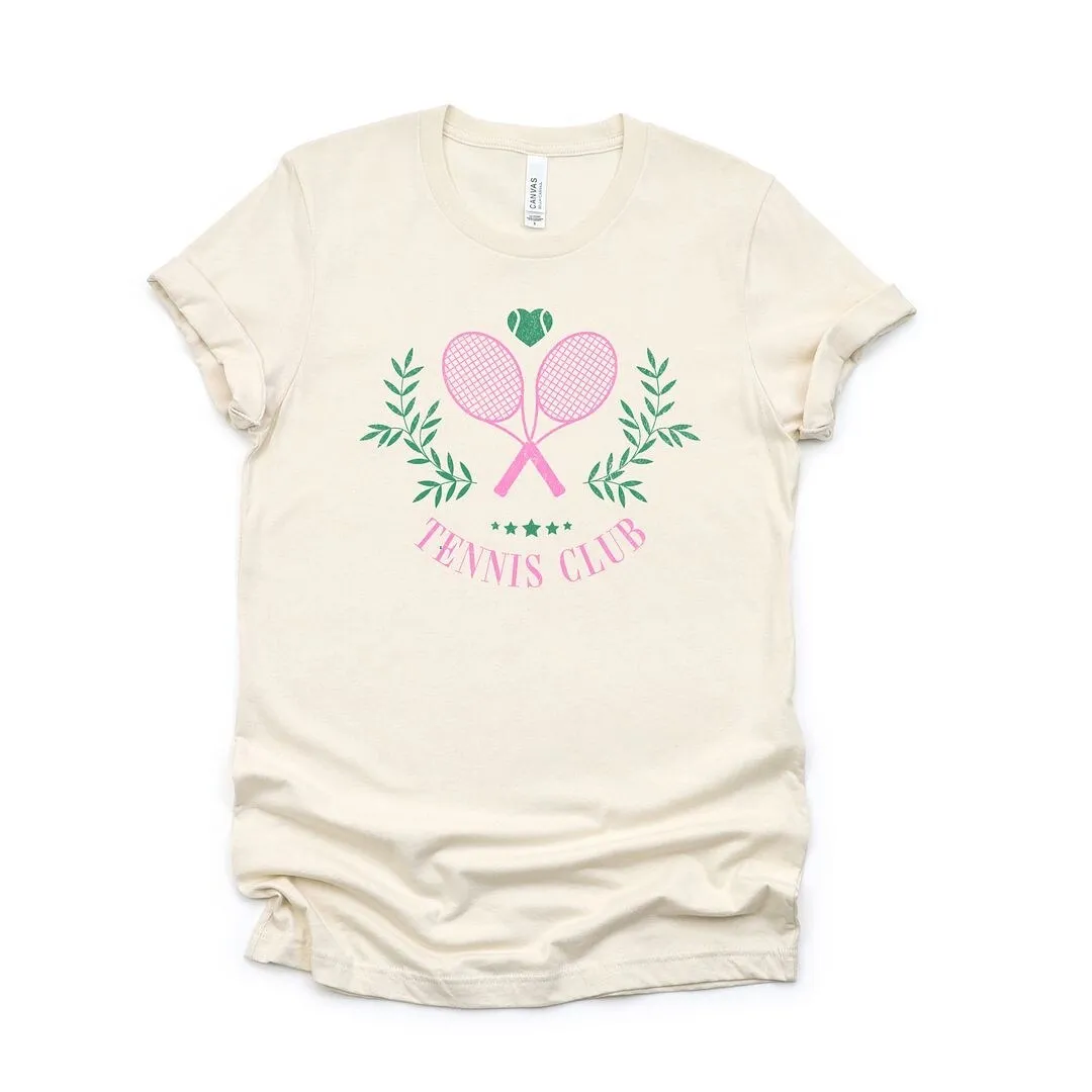 Tennis Club Grunge Short Sleeve Crewnneck Tee sold by Zulily product image thumbnail 2