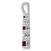 Curata 925 Sterling Silver Prong set Garnet and Diamond Pendant Necklace 21x4mm sold by Zulily