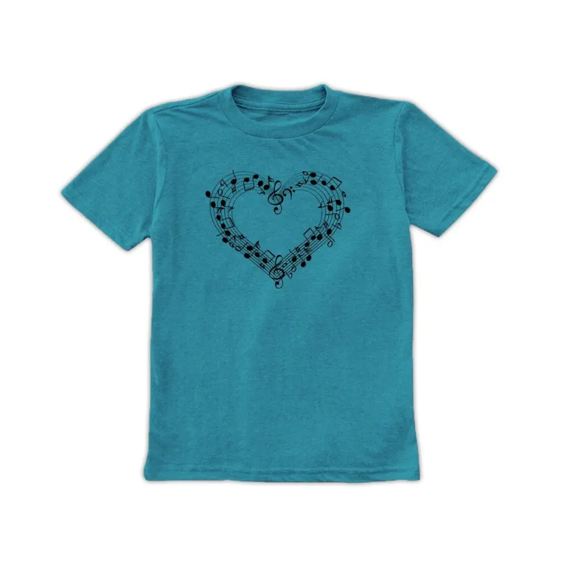 Music notes heart tee sold by Zulily