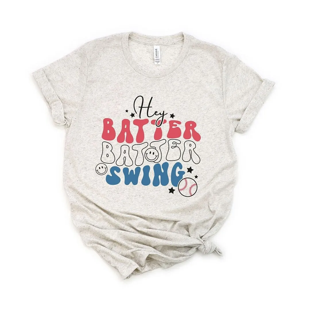 Batter Batter Red White Blue Short Sleeve Crewnneck Tee sold by Zulily product image thumbnail 2