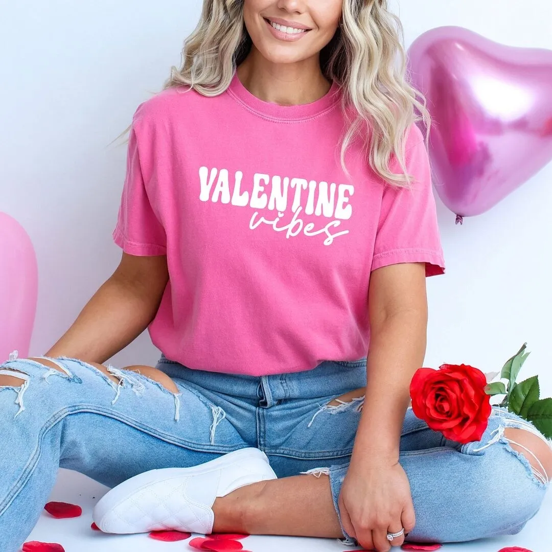 Retro Valentine Vibes Garment Dyed Tee sold by Zulily product image thumbnail 3