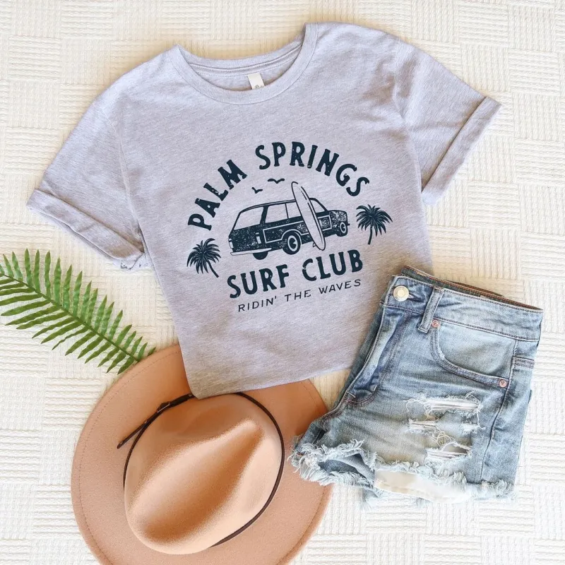 Palm Springs Beach Short Sleeve Crewnneck Tee sold by Zulily