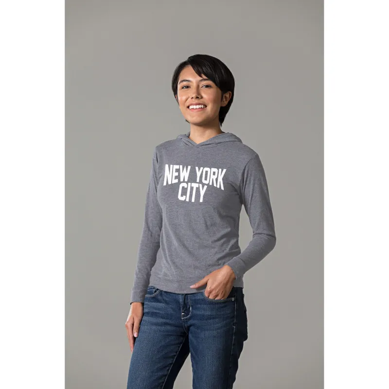 New York City Women's Long-Sleeve Hooded Tee sold by Zulily