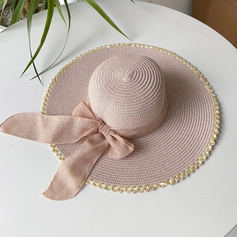 Pink Bow-Accent Sun Hat sold by Zulily
