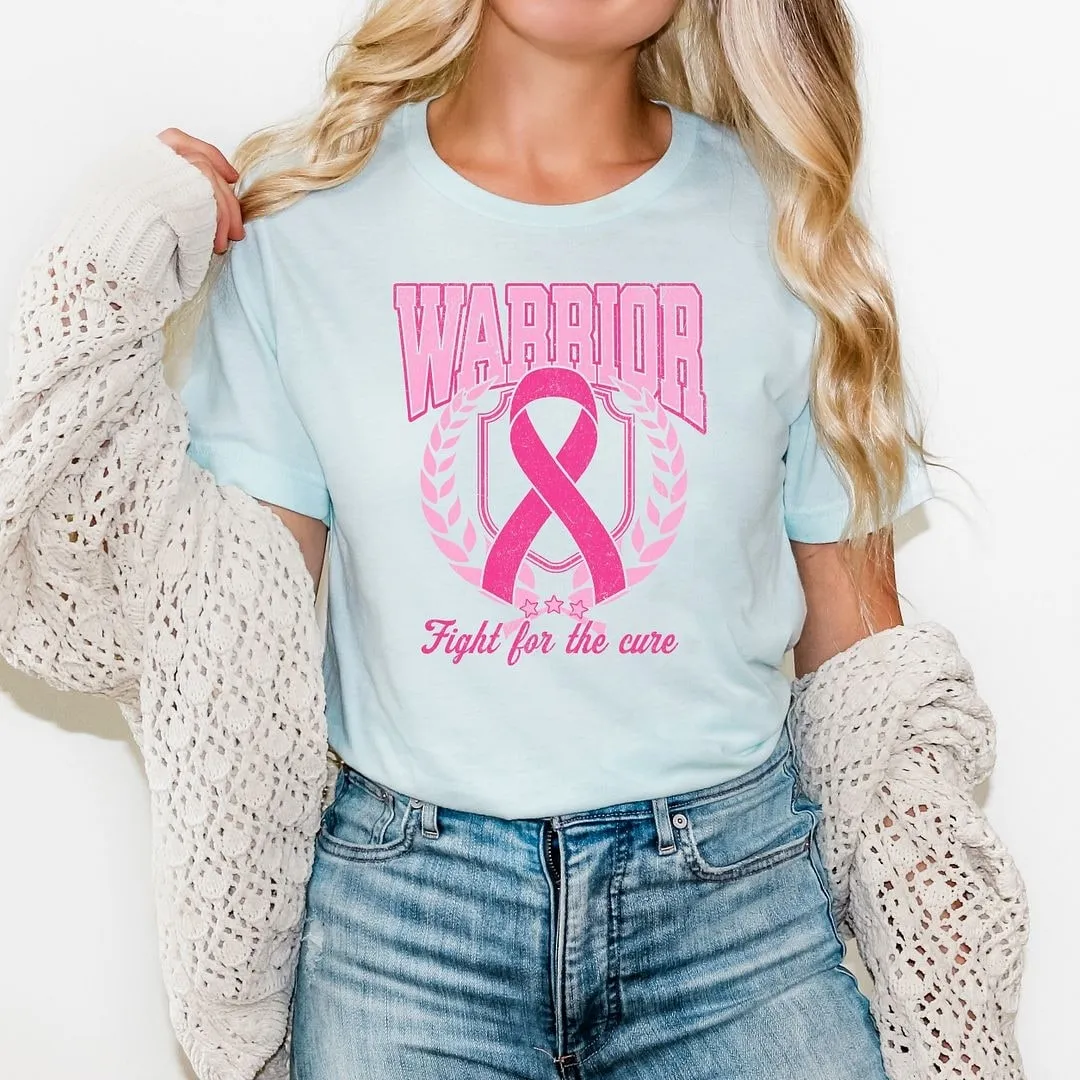Pink Ribbon Warrior Short Sleeve Crewnneck Tee sold by Zulily product image thumbnail 3