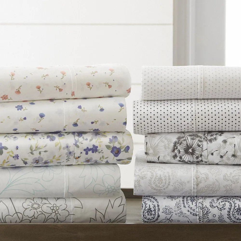 Becky Cameron Double Brushed Printed 4PC Deep Pocket Bedsheet Sets sold by Zulily