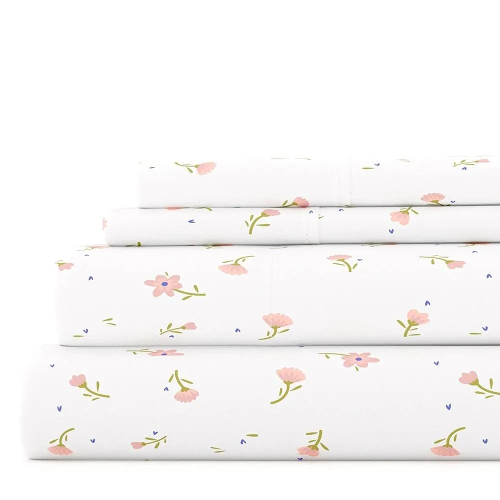 Becky Cameron Double Brushed Printed 4PC Deep Pocket Bedsheet Sets sold by Zulily product image thumbnail 2