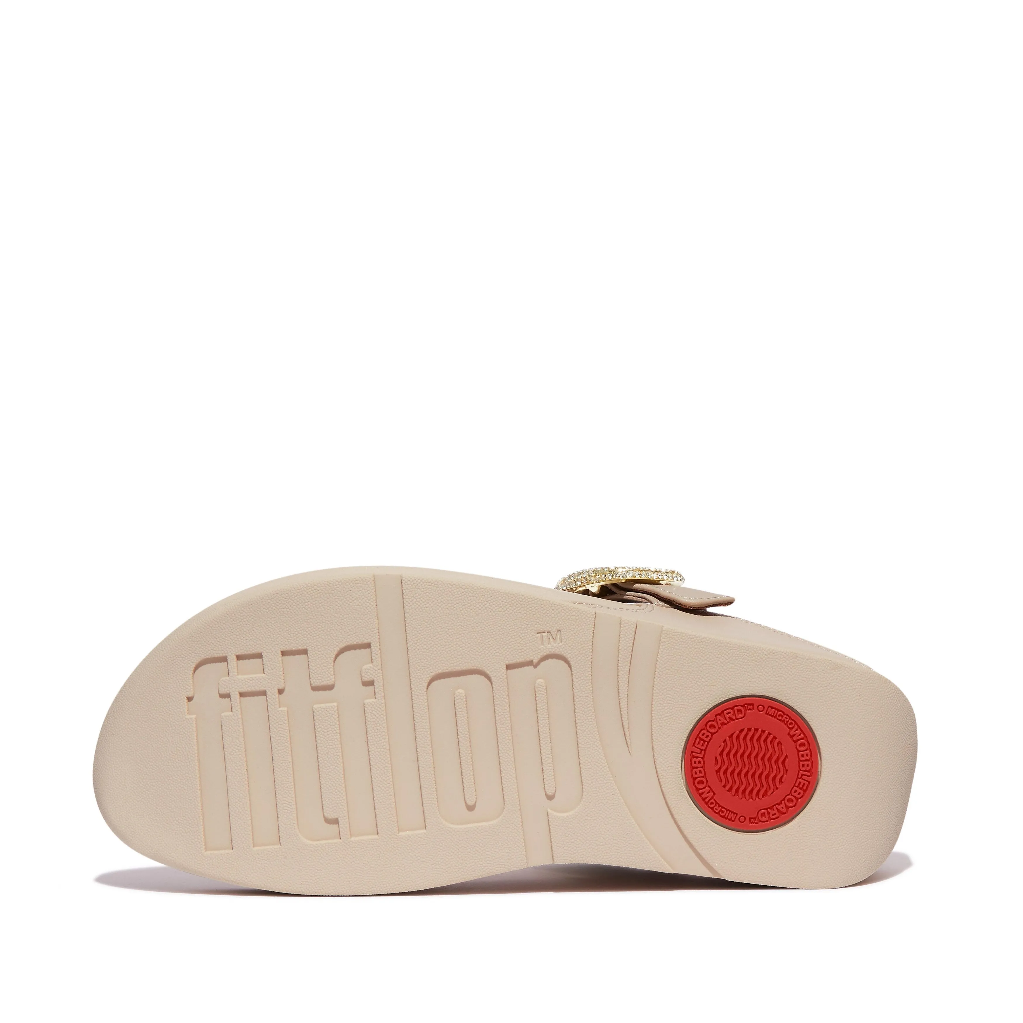 LULU Crystal-Buckle Leather Toe-Post Sandals sold by Zulily product image thumbnail 5