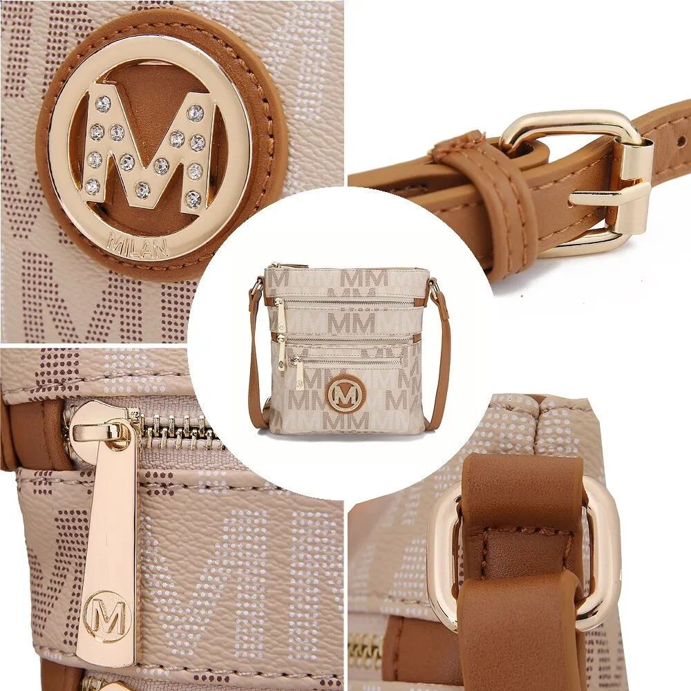 Beatrice M Signature Multi Compartments Crossbody Bag sold by Zulily product image thumbnail 2