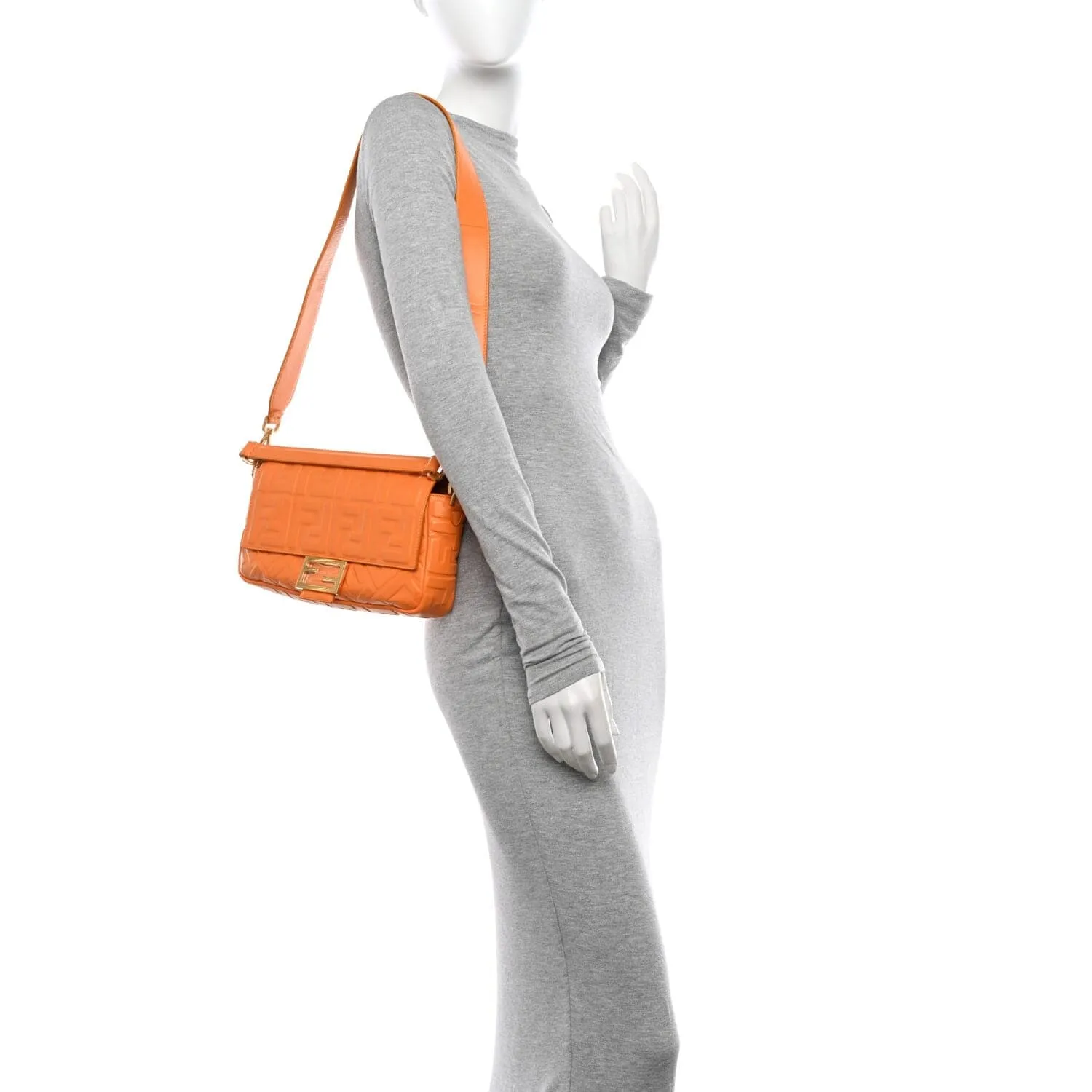 Fendi Nappa FF 1974 Embossed Baguette (Pre-Owned) sold by Zulily product image thumbnail 2