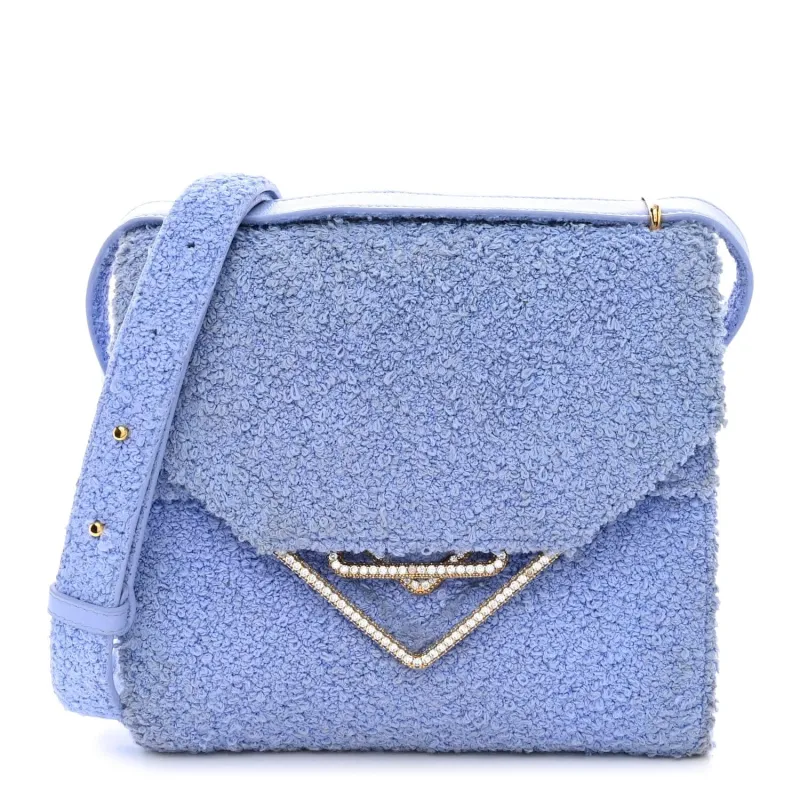 Bottega Veneta Boucle Clip Bag Periwinkle (Pre-Owned) sold by Zulily