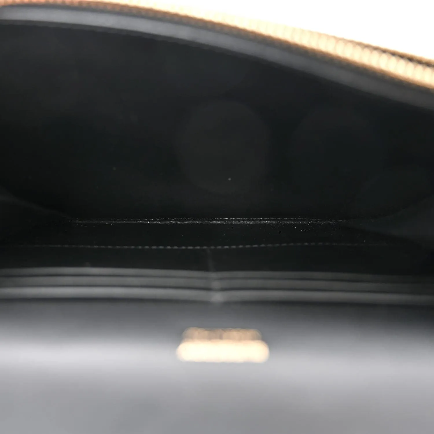 Burberry Metallic Calfskin Monogram TB Flat Crossbody Bag Black (Pre-Owned) sold by Zulily product image thumbnail 5