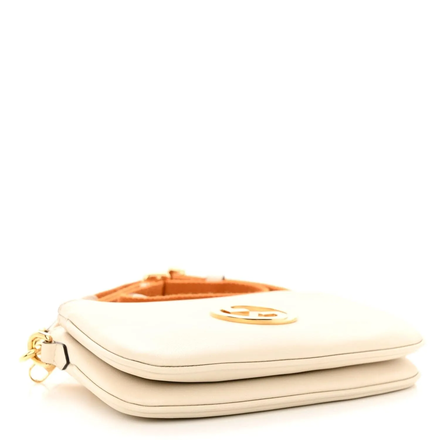 Gucci Roxy Calfskin Web Mini Blondie Crossbody Bag Mystic White (Pre-Owned) sold by Zulily product image thumbnail 4